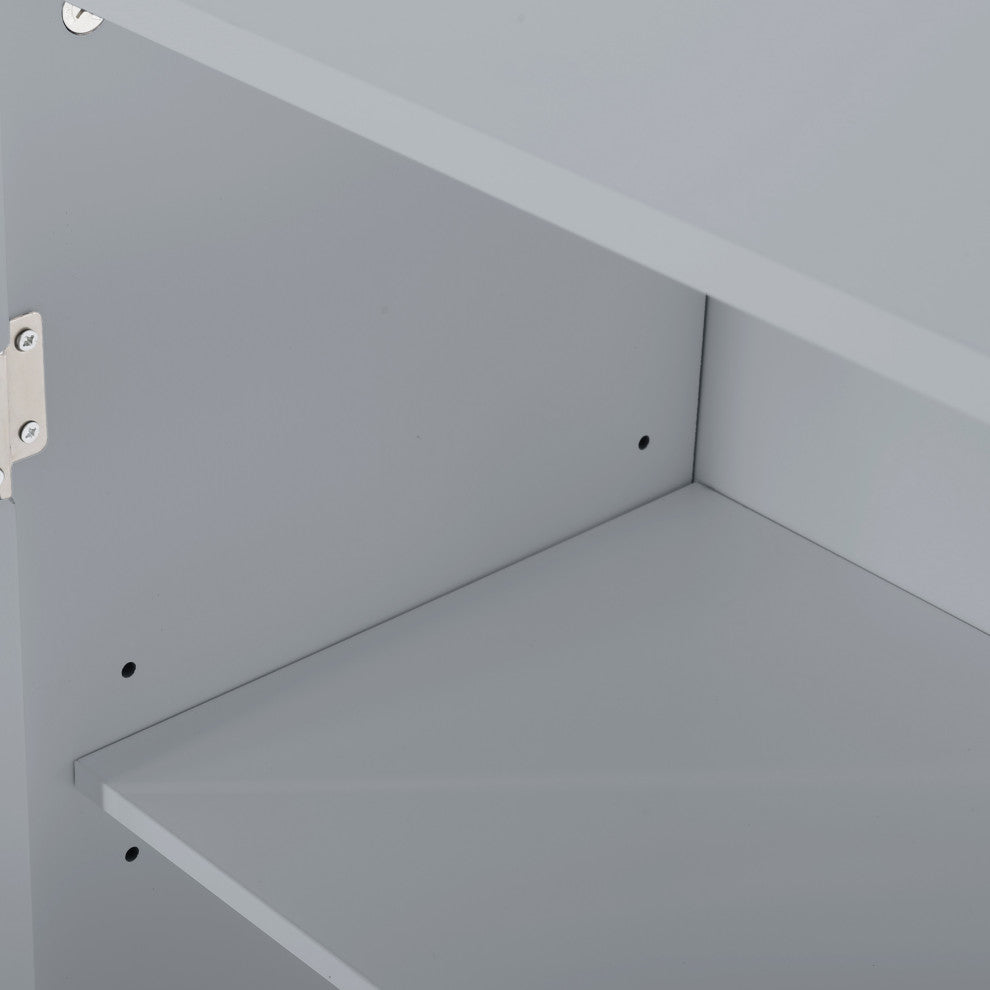 Ascutney Bathroom Storage Cabinet, Grey