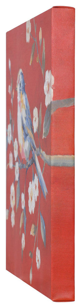 Singing Solo I Hand Embellished Canvas Print 16"Wx16"H1"D