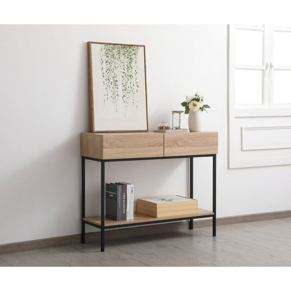 Elegant Decor AF110642MW 42 inch console table in mango wood
