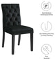 Duchess Performance Velvet Dining Chairs, Set of 2, Black