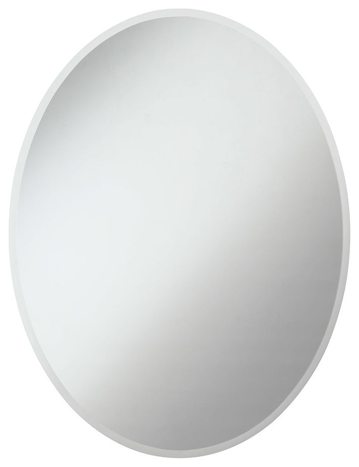 Metropolitan 28" Contemporary Mirror, Clear