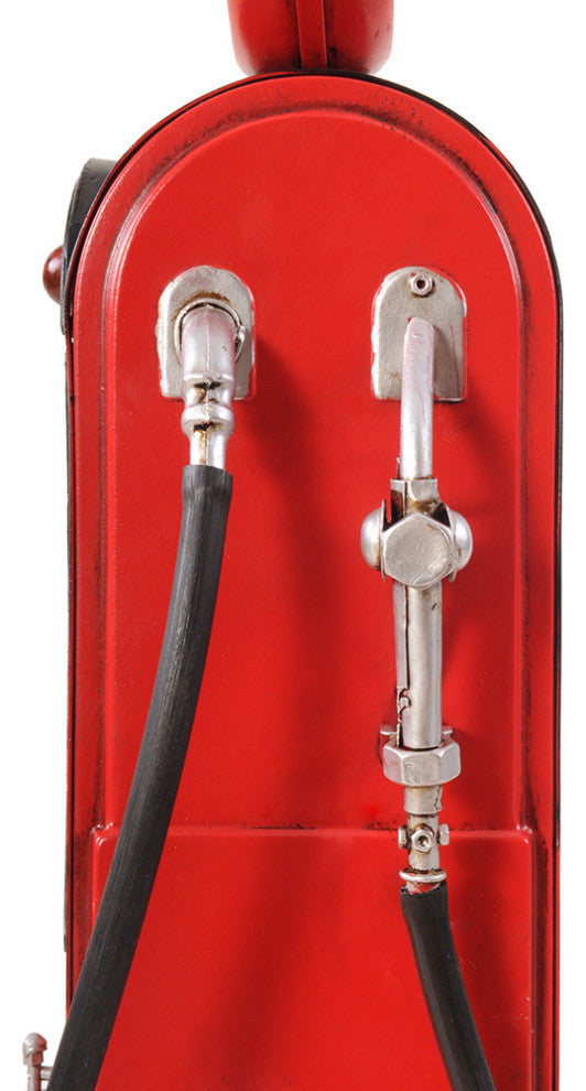 Gas Pump Withclock 1:4 Handcrafted metal Decor