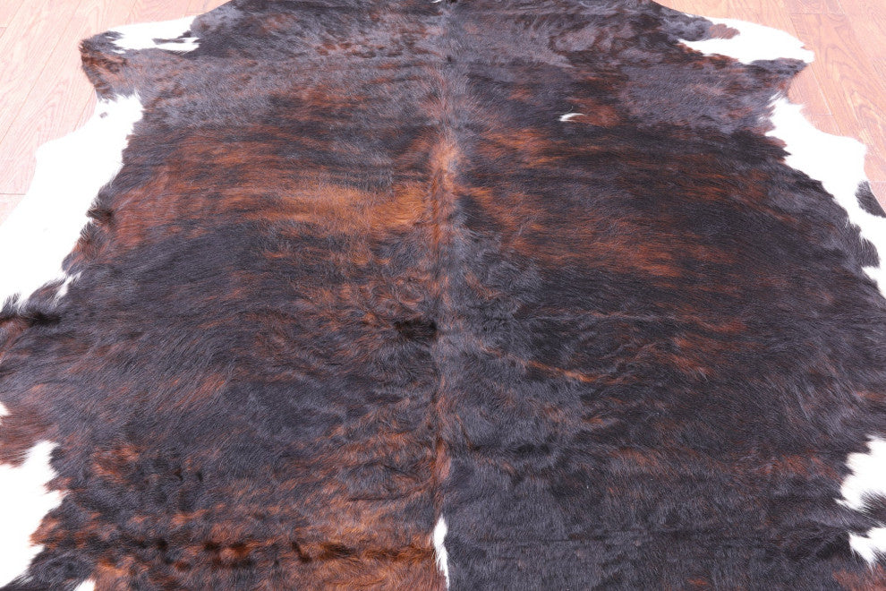 Organic Natural Hair-On Cowhide Area Rug 6' 5" X 5' 7" C1977
