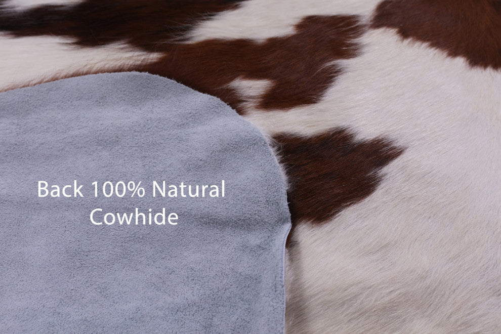 Natural Cowhide Rug 7' 5" X 6' 6" C1611