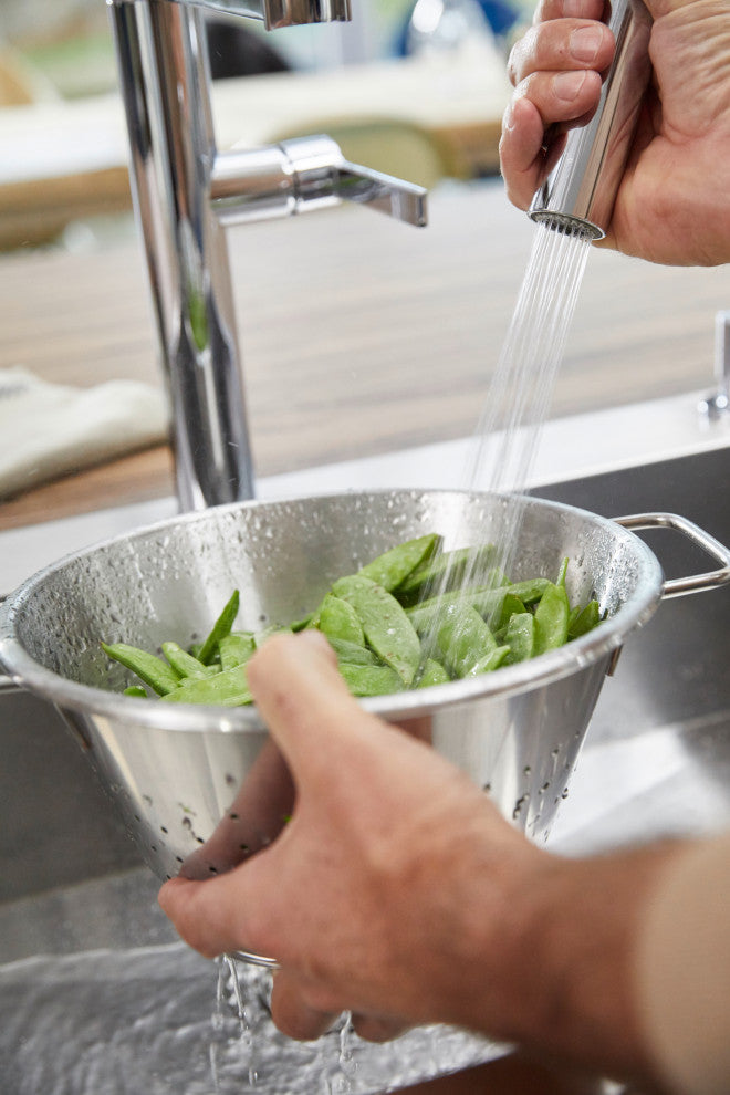 Blanco 441405 Culina 1-Handle High-Arc Kitchen Faucet, Chrome
