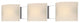 Elk Lighting Pannelli 3-Light Vanity, Chrome
