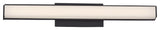 Brink LED Bathroom Vanity/Wall Light, Black, 18", 3500k
