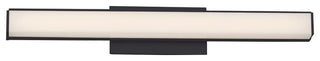 Brink LED Bathroom Vanity/Wall Light, Black, 18", 3500k