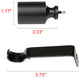 UTOPIA ALLEY 3/4 Inch Curtain Rod - Curtain Rods For Windows 86 to 120", Black