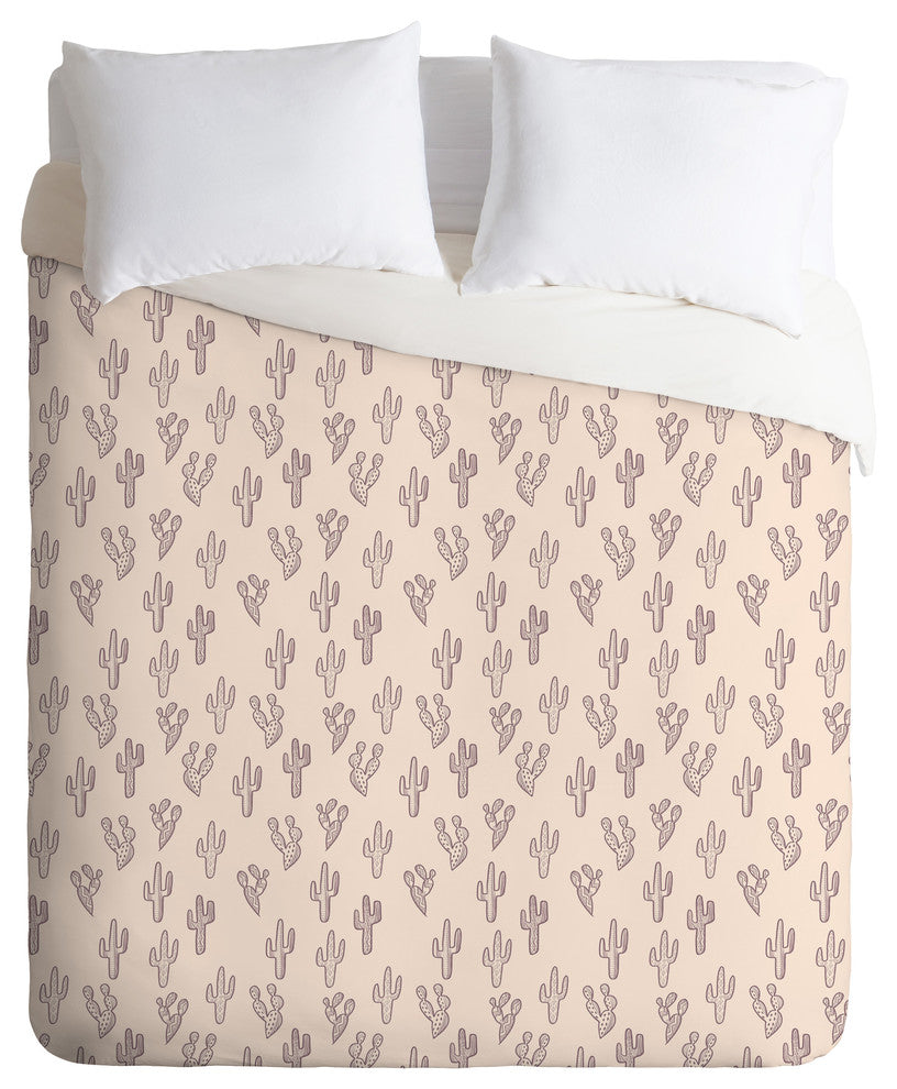 Dash and Ash Somber Mauve Duvet Cover Set, Twin XL