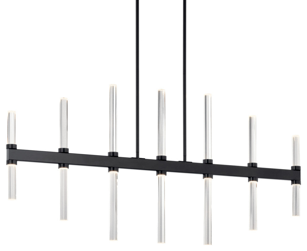 Sycara LED Chandelier, Faceted Crystal, 14 Light