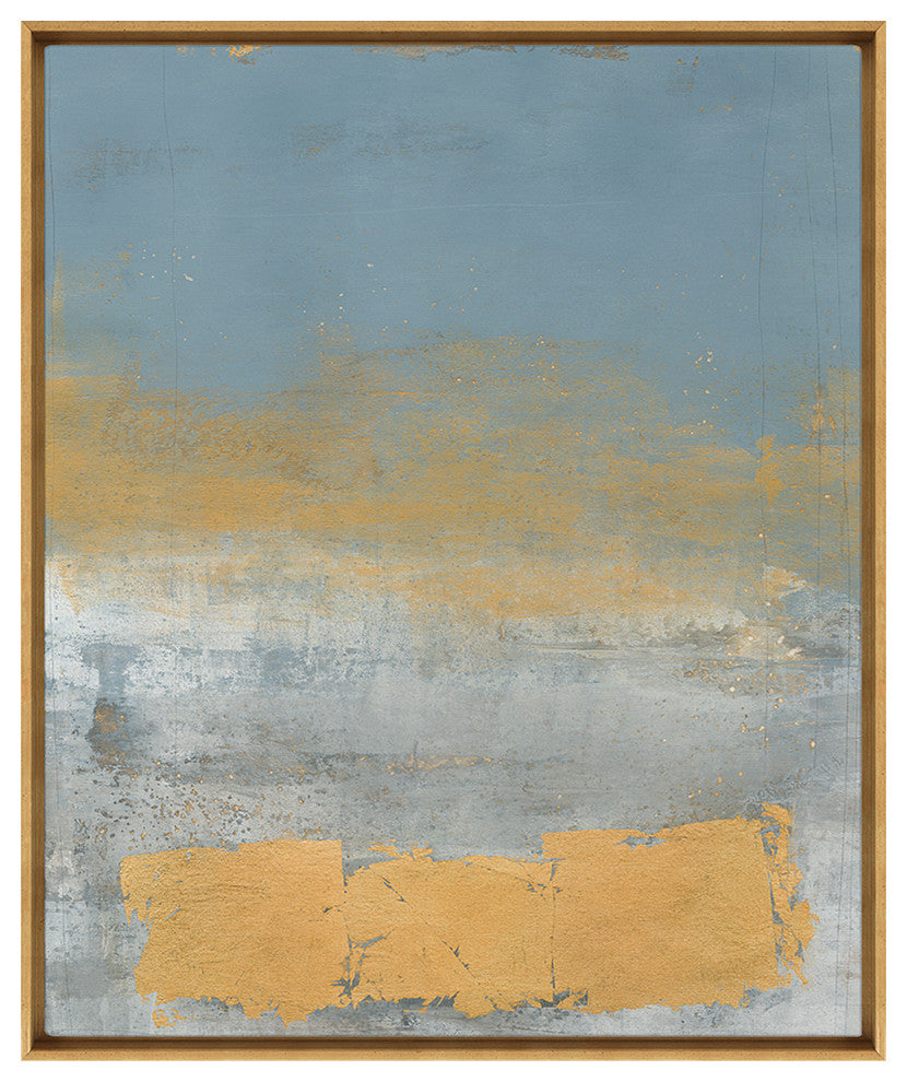 Seaside Reflections 2 Fine Art Print, Gold, 50"x42"