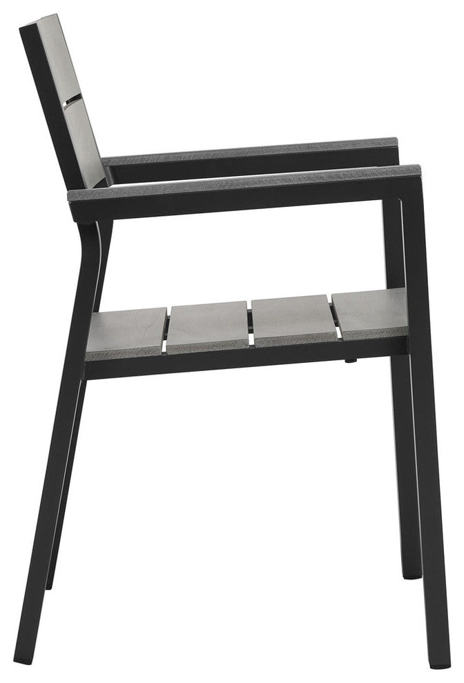 Restaurant Tables and Chairs, "Cosmo" Restaurant Metal Chair, Brown Gray