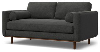 Morrison 72-inch Sofa, Charcoal Gray
