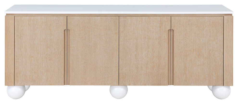 Cardiff Sideboard/Buffet, Natural/White