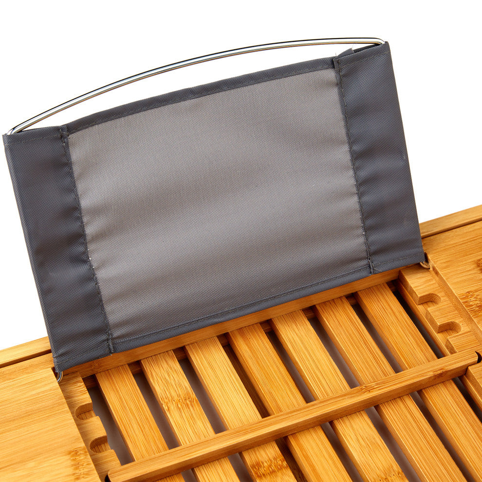 Vaiyer Bamboo Bathtub Tray, Caddy Bath Tray