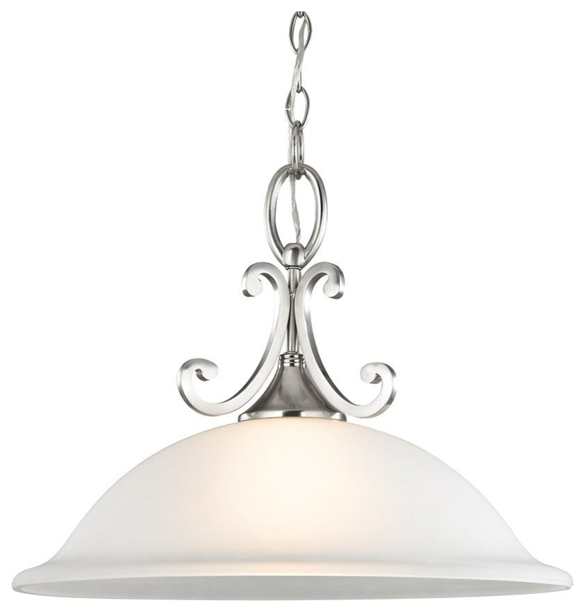 Hamilton 1-Light Pendant, Brushed Nickel