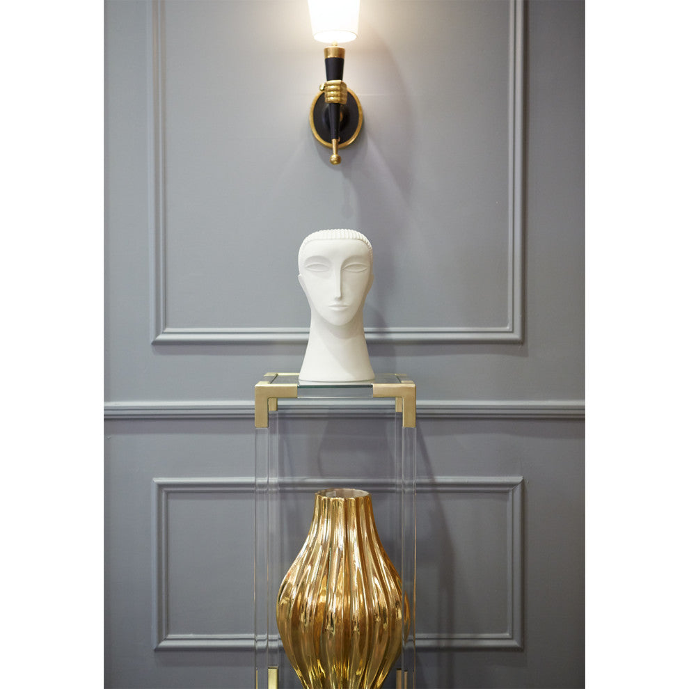 Brass Hand Sconce, Right Facing
