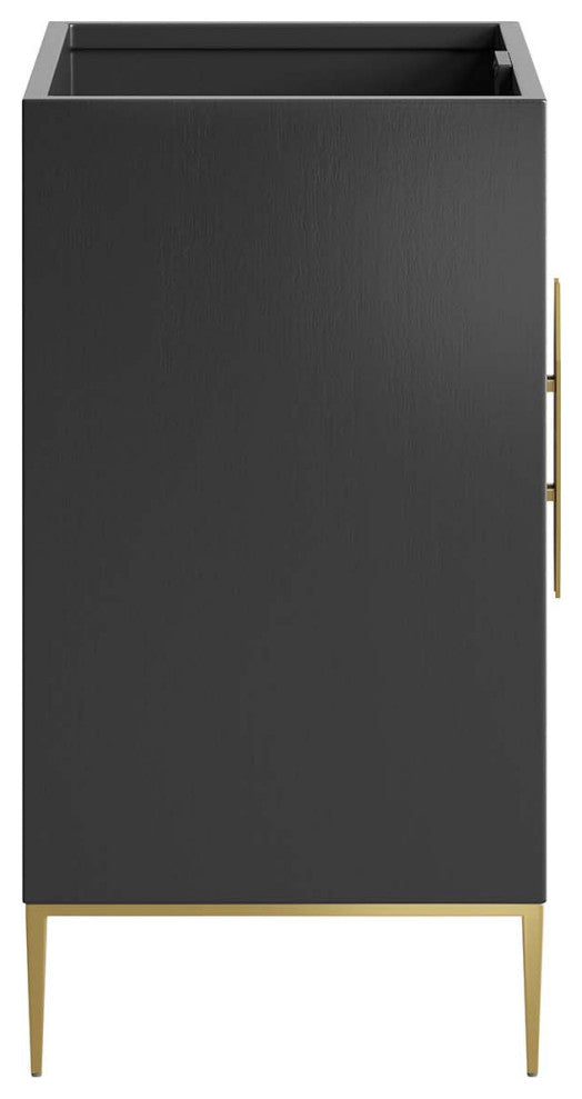 Awaken 24" Bathroom Vanity Cabinet, Black