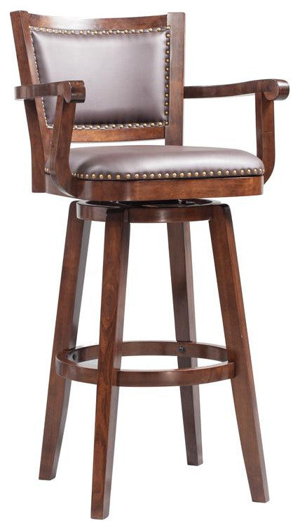 Broadmoor Swivel Extra Tall Barstool [Cappuccino]