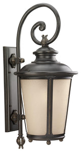 Cape May Extra Large 1-Light Outdoor Wall Lantern, Burled Iron