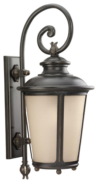 Cape May Extra Large 1-Light Outdoor Wall Lantern, Burled Iron