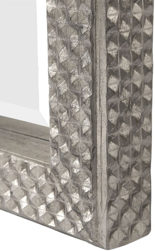 Uttermost 09406 Cacelia 27-1/4" W x 75-1/4" H Rectangular Glass - Metallic