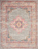 8' X 10' Gray Power Loom Area Rug