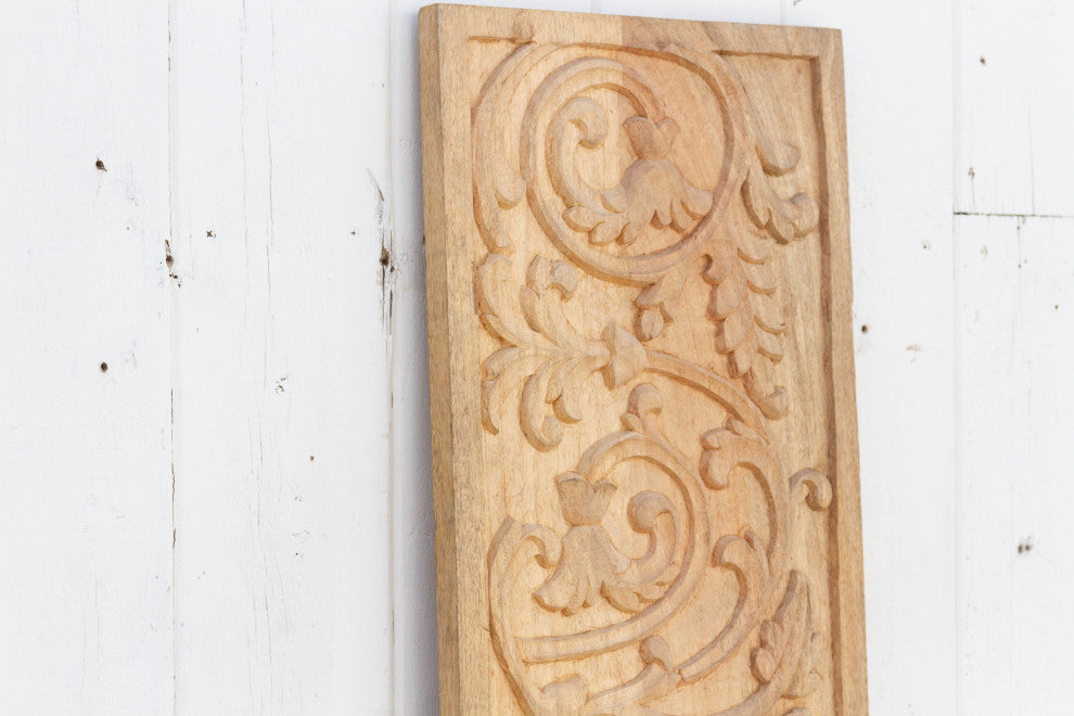 Reclaimed Wood French Colonial Carving