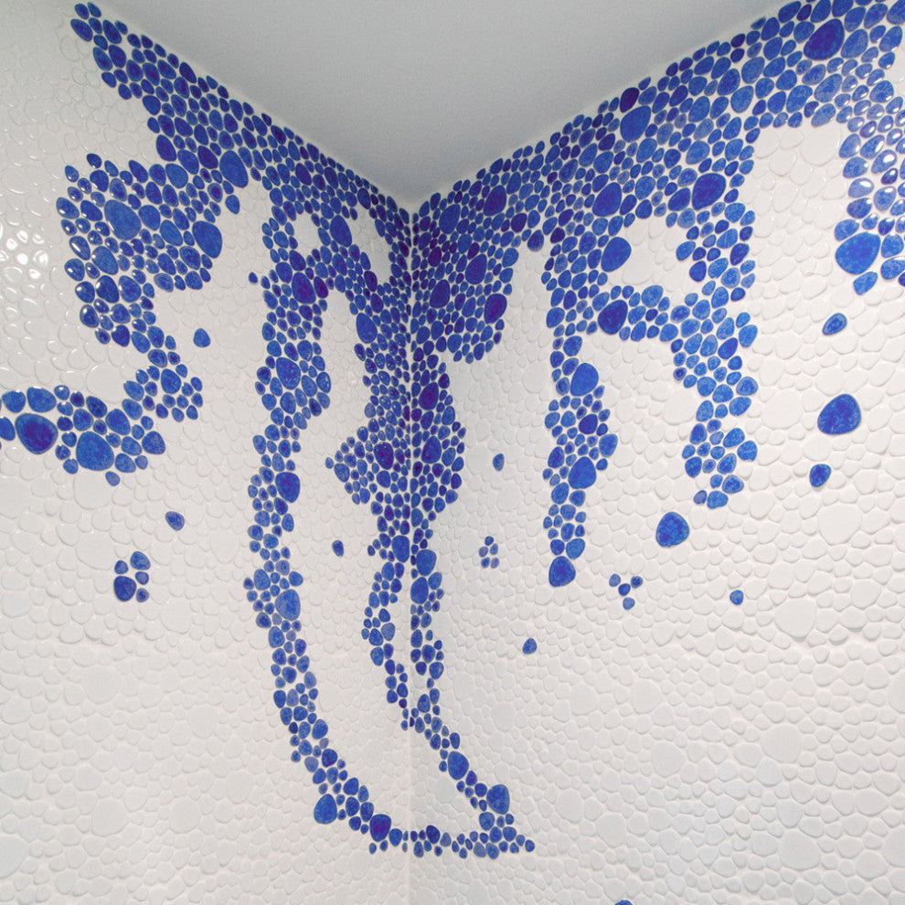 Pebble Blue Cloud Porcelain Floor and Wall Tile