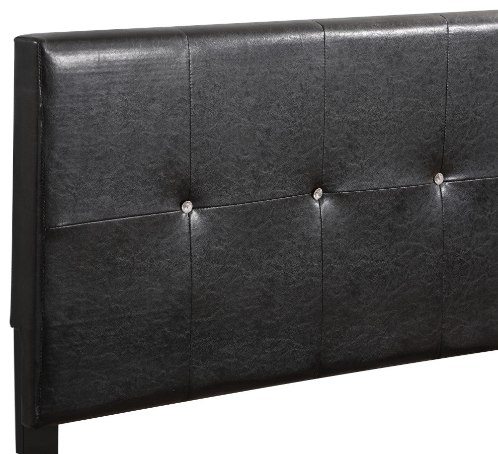 Bed, Black, Full