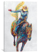 "Rodeo Gallery" by Iris Scott, 26"x18"x1.5"
