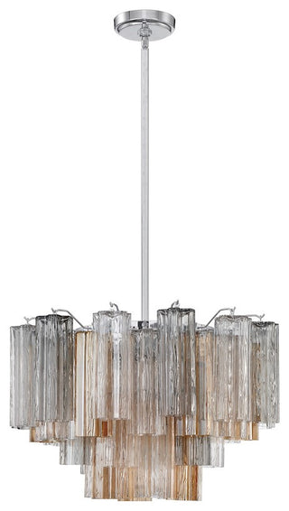 CRYSTORAMA Addis 9 Light Polished Chrome Chandelier