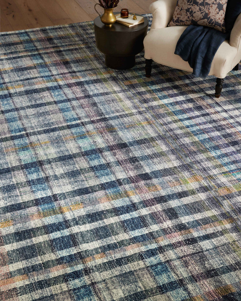 Chris Loves Julia x Loloi Humphrey Plum / Multi 7'-3" x 9'-3" Area Rug
