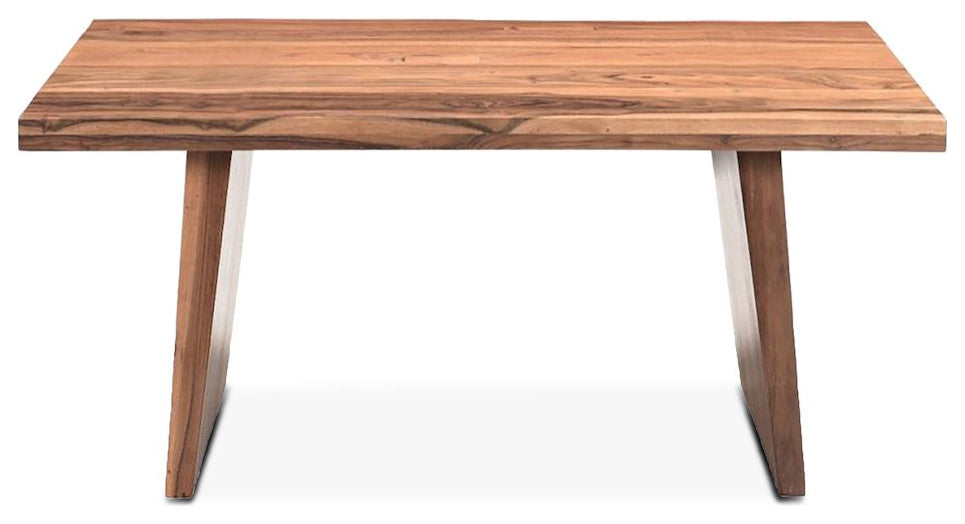 Madrid Modern Natural Teak Wood Coffee Table