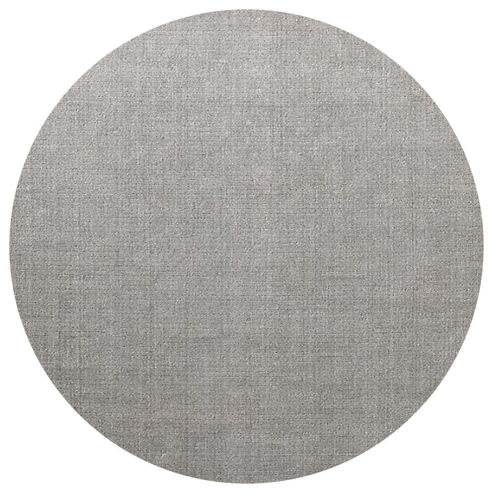 Ahgly Company Indoor Round Mid-Century Modern Area Rugs, 7' Round