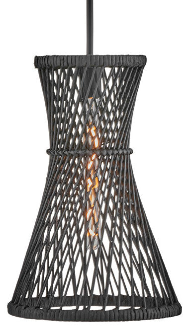 Hinkley Lighting 41267 Twyla 12"W Pendant - Black