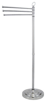 Kingston Brass Freestanding Towel Rack, Polished Chrome