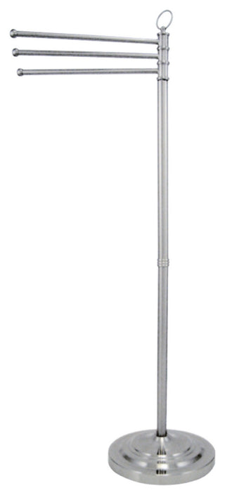 Kingston Brass Freestanding Towel Rack, Polished Chrome