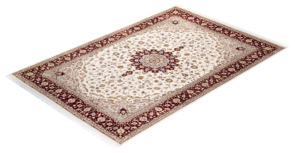 MOGUL, Hand Knotted Area Rug 9' 1" X 6' 1"