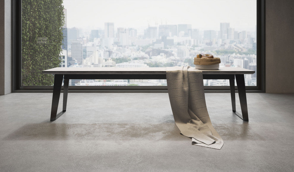 Amsterdam Bench, Gray Concrete