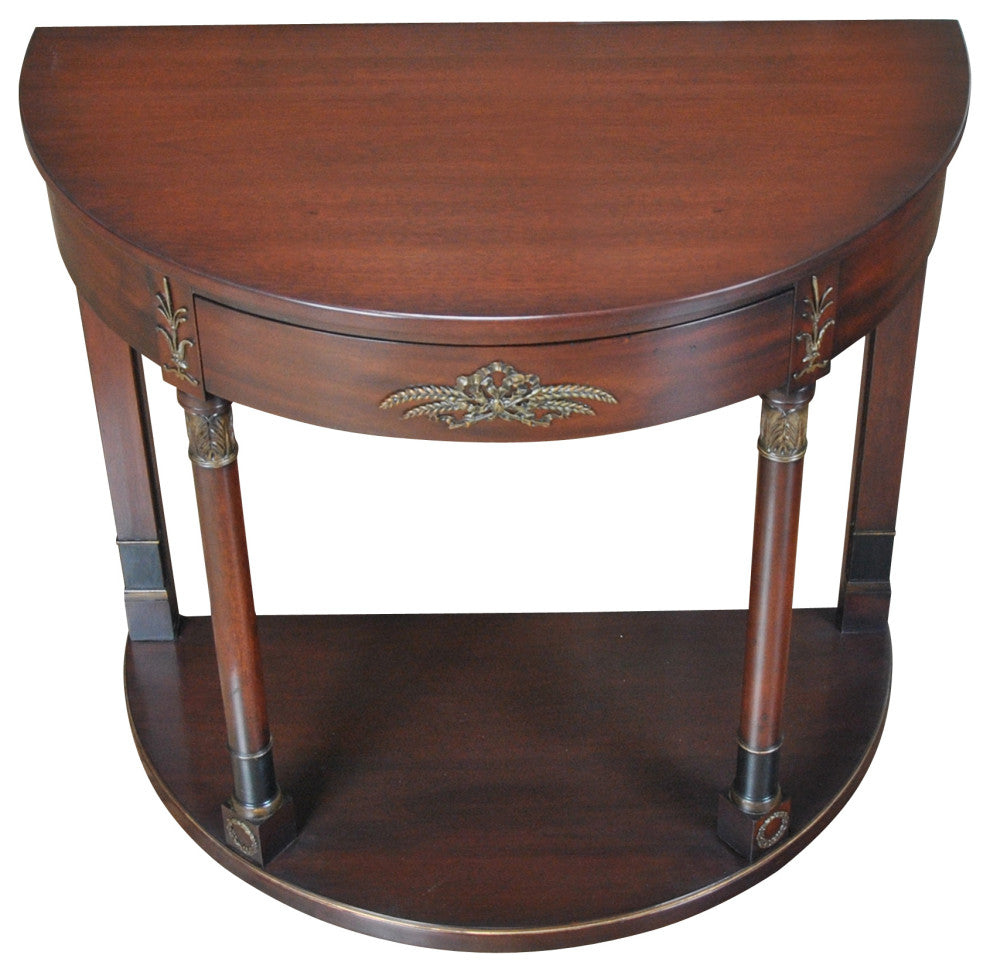 NVIN0119 Kittinger Mahogany Console with Columns A903