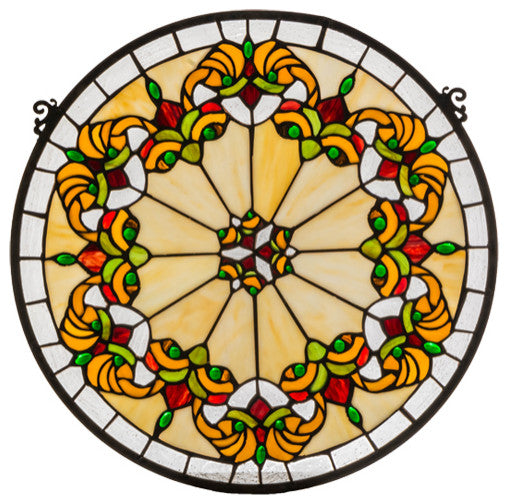 18W X 18H Middleton Stained Glass Window