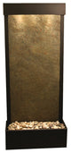 Harmony River Flush Mount Water Fountain, Green Featherstone, Antique Bronze