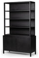 Hopkins Bookcase-Brushed Ebony Oak Vnr