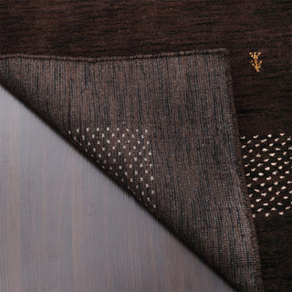 HAND KNOTTED LOOM WOOL ECO-FRIENDLY AREA RUGS - Rectangle, Brown, Contemporary