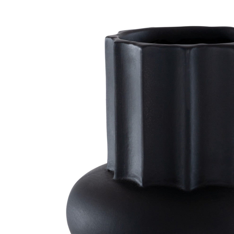 Safavieh Croix Ceramic Vase, Antique Black