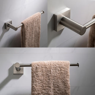 Ventus Bathroom Towel Bar, Brushed Nickel