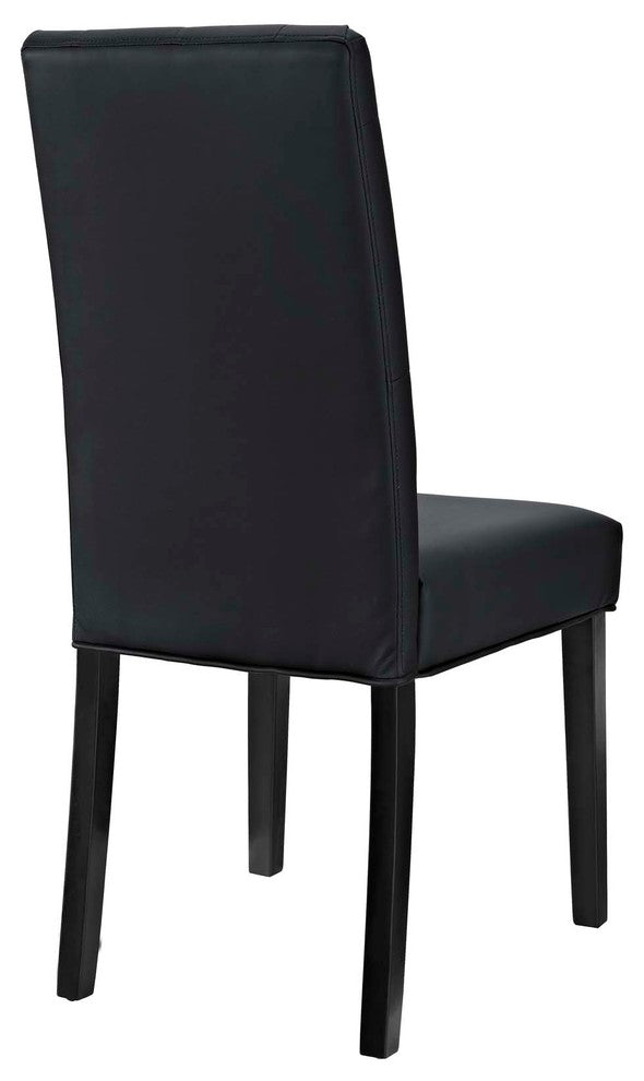 Confer Dining Side Chair Vinyl Set of 4