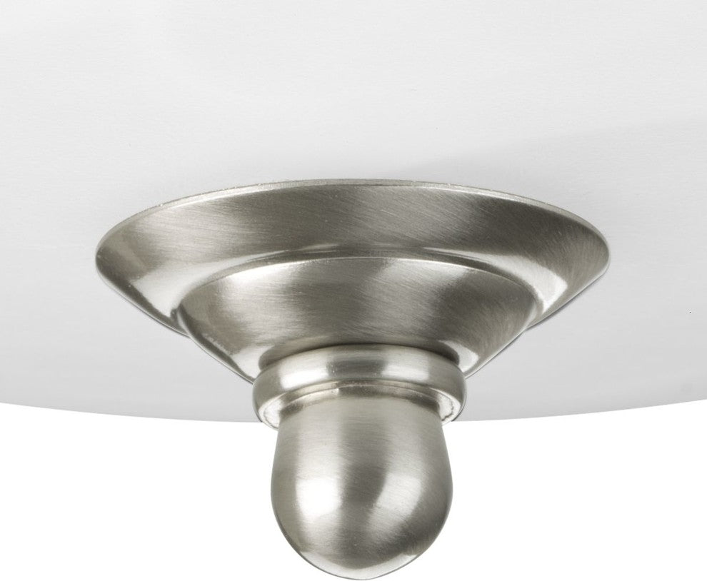 1-Light Close-To-Ceiling, Brushed Nickel